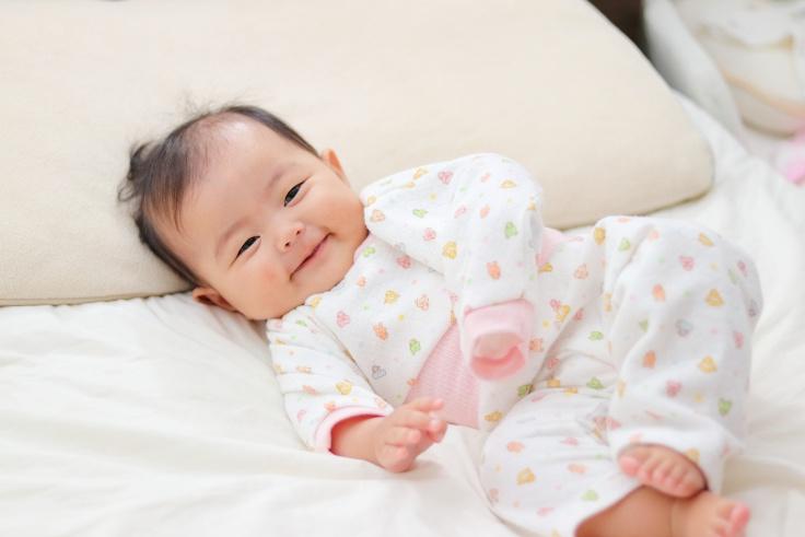 Peaceful sleeping baby